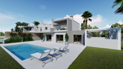Approved project for two villas
